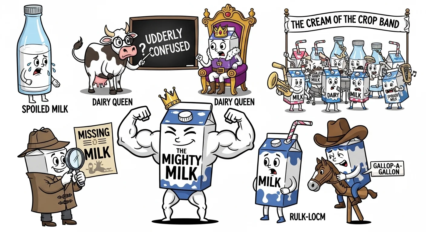 Cheese & Dairy Combo Puns 🧀