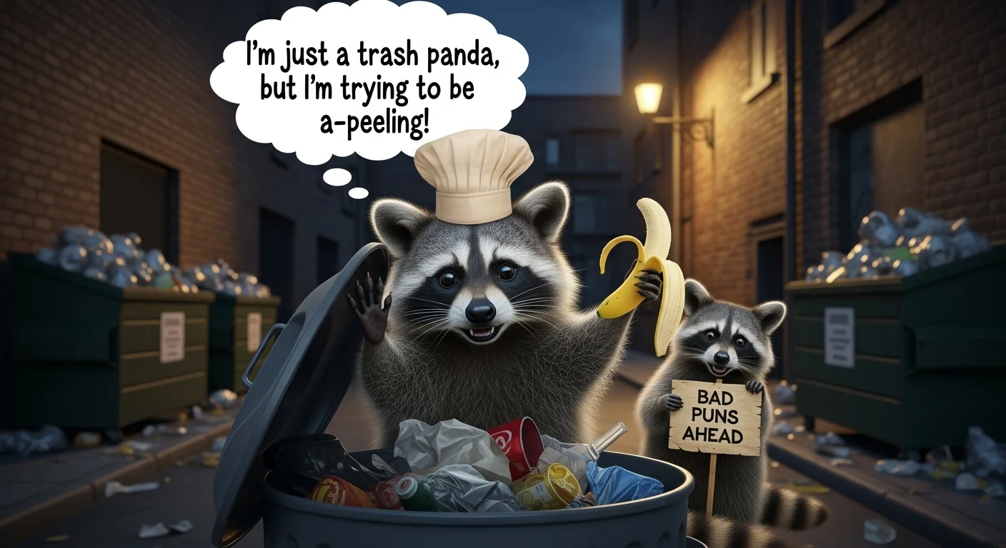 Classic Raccoon Puns 🦝