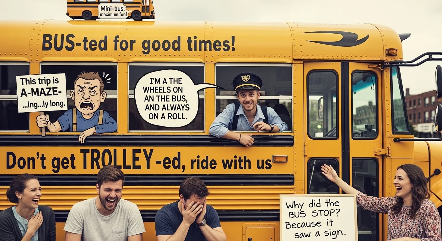 Funny Bus Puns 😂