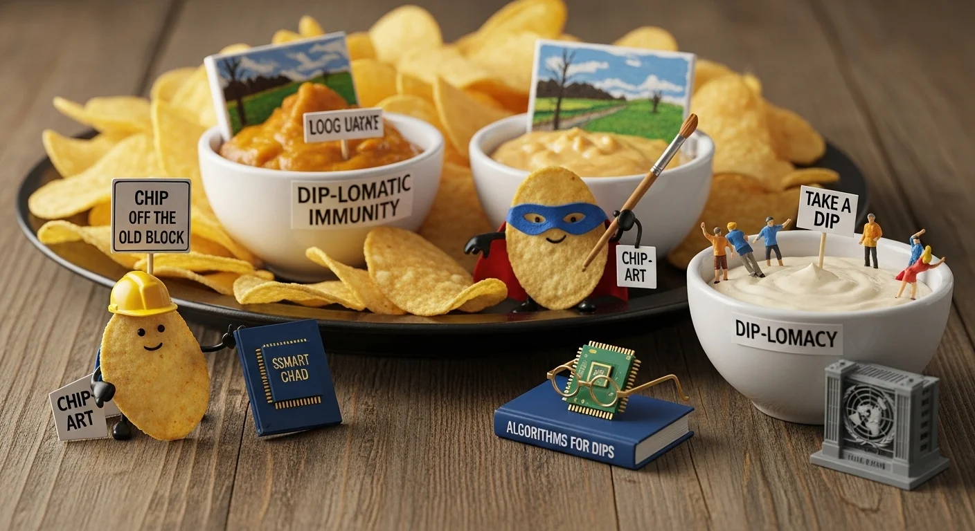 Funny Chip and Dip Puns 😂