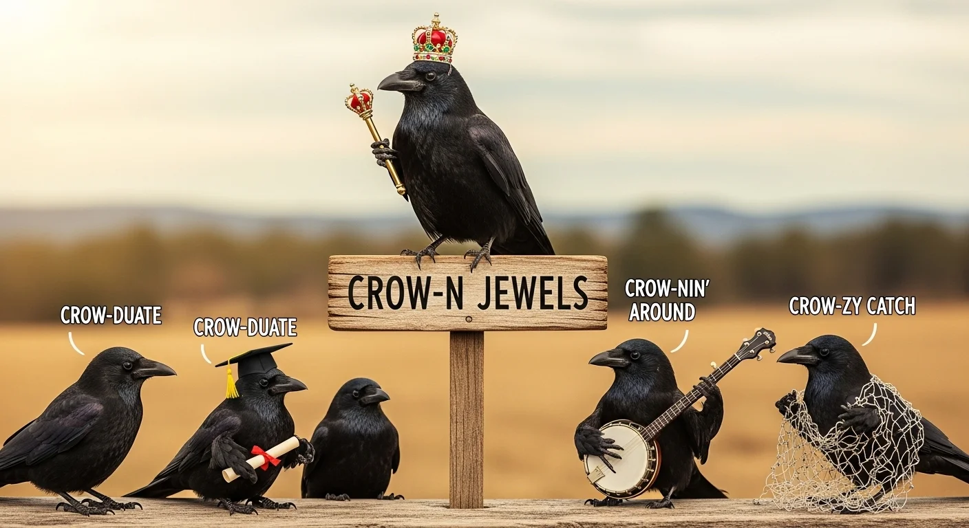 Funny Crow Puns 😂
