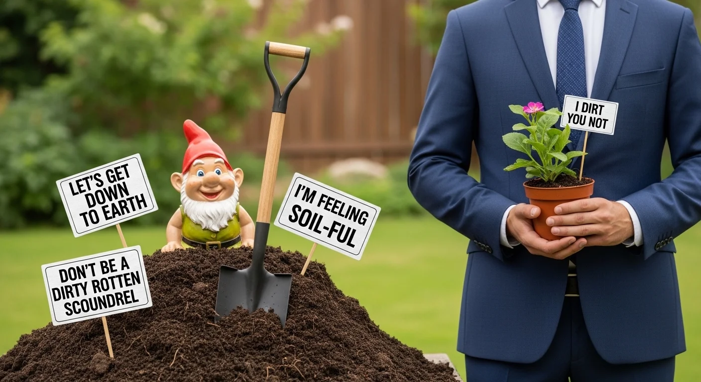 Funny Dirt Puns 😂