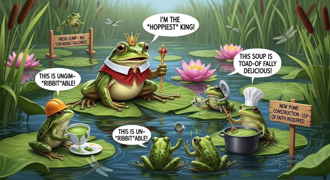 Funny Frog Puns 😂