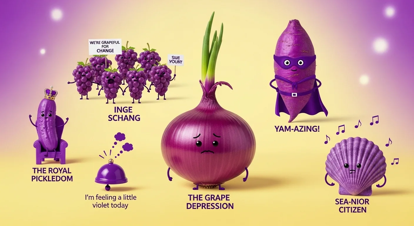 Funny Purple Puns 😂