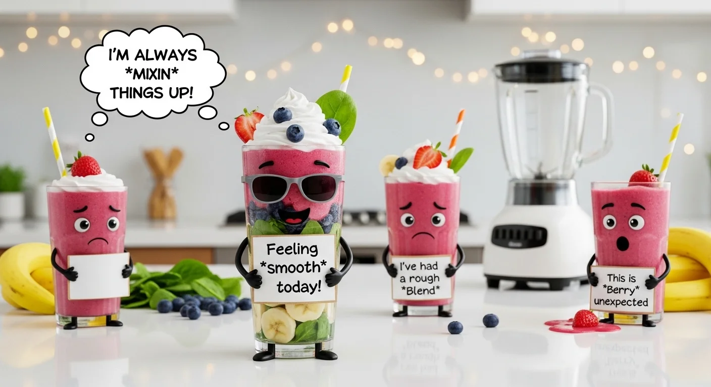 Funny Smoothie Puns 😂