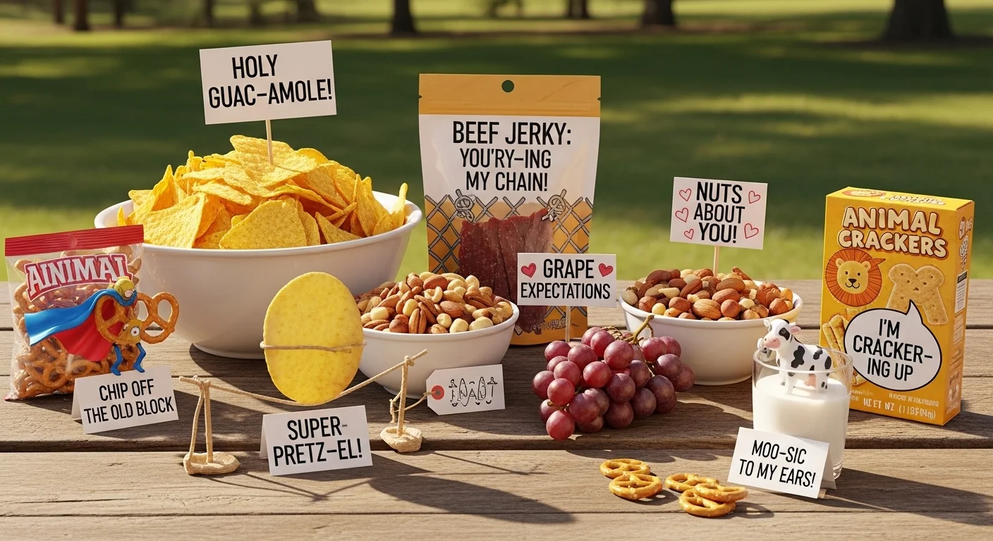 Funny Snack Puns 😂