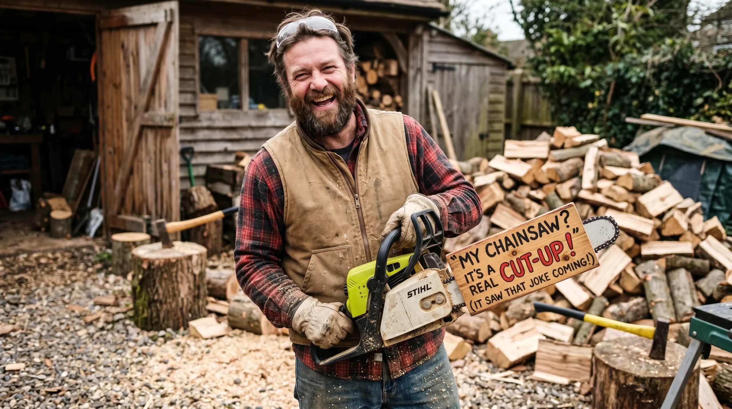 Funny Chainsaw Puns 🪚