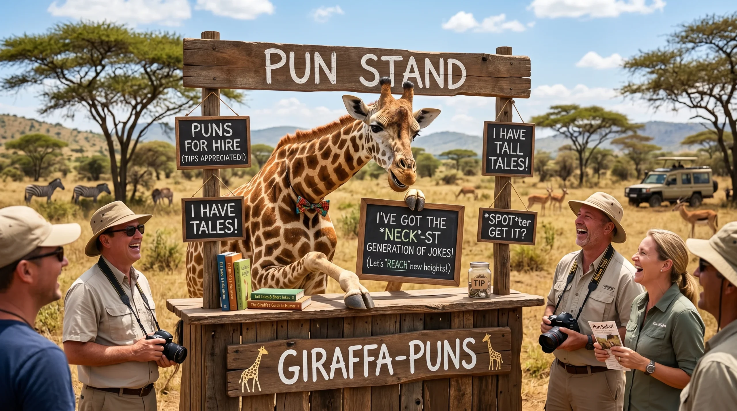 Funny Giraffe Puns 🦒
