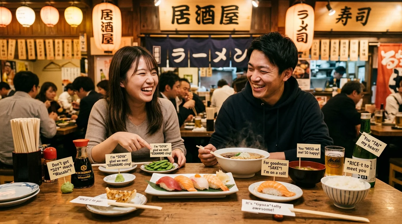 Funny Japanese Food Puns 🍣