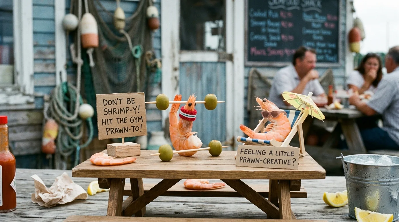 Funny Shrimp Puns 🍤