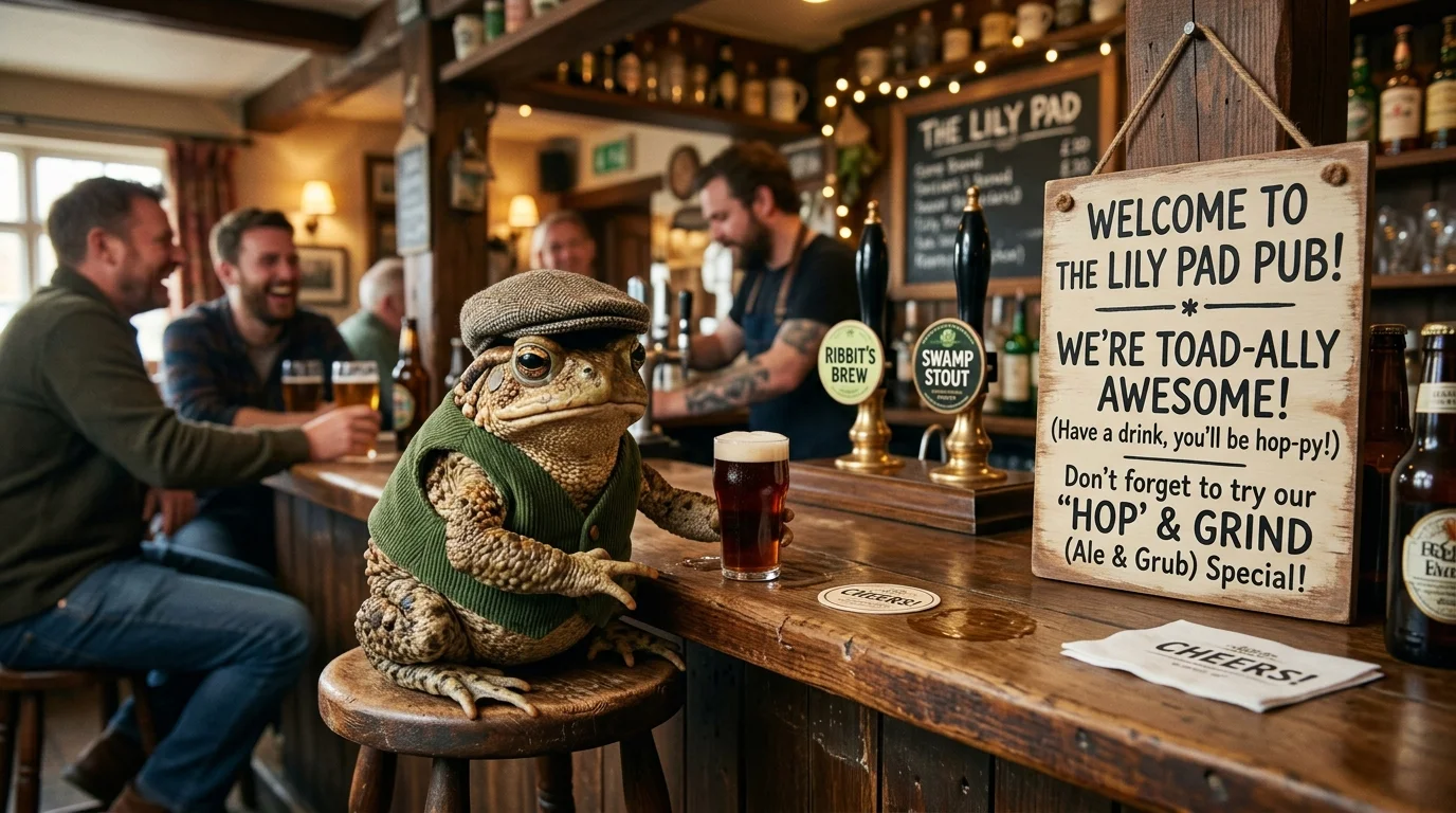 Funny Toad Puns 🐸
