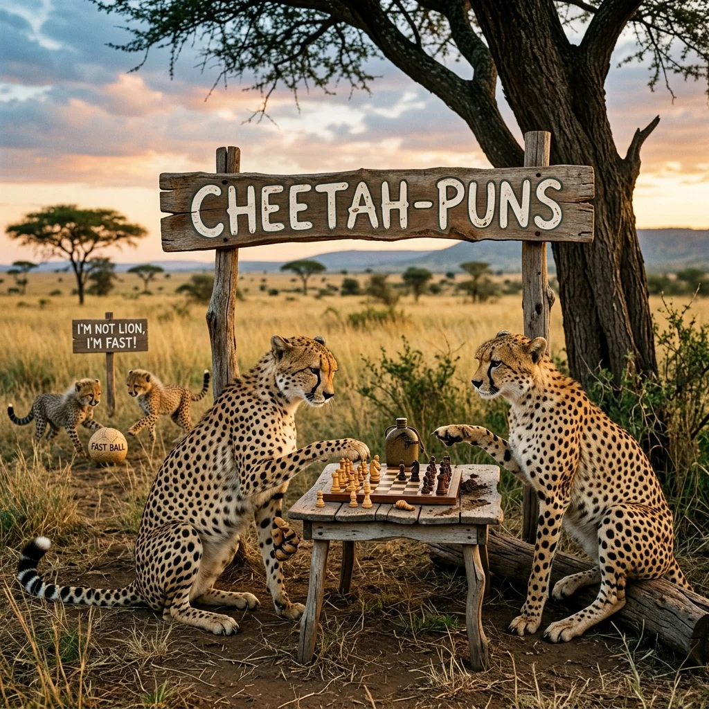 Cheetah Dad Jokes 🤓