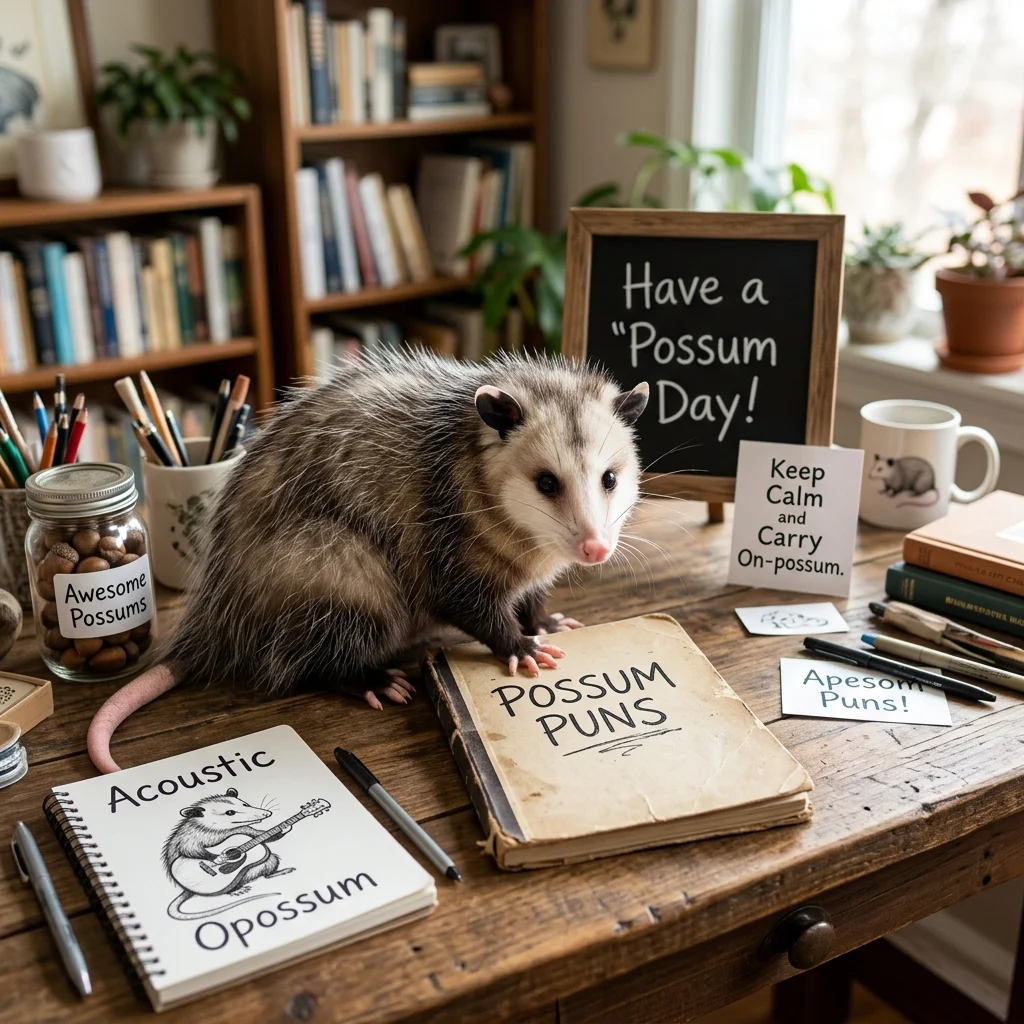 Clever Opossum Puns 🧠