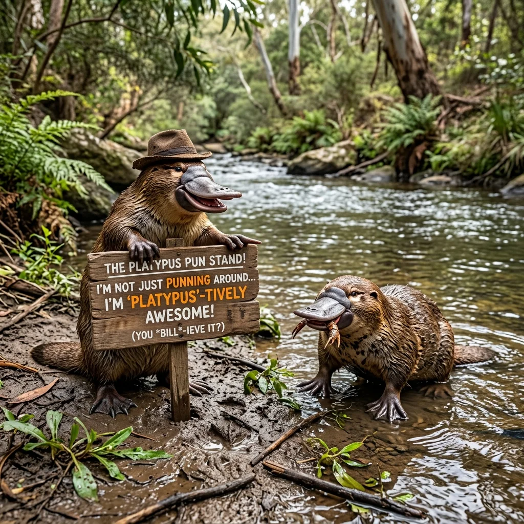 Funny Platypus Puns 🦆😂
