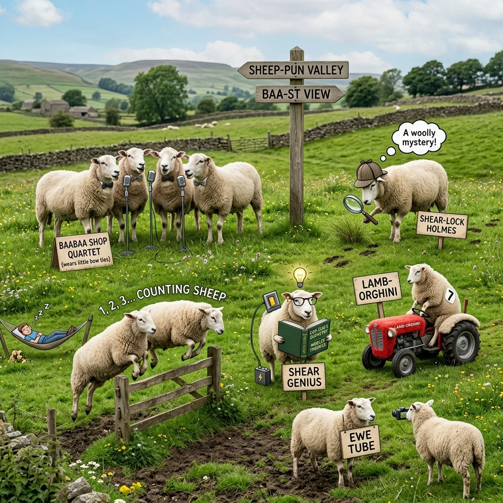 Funny Sheep Puns