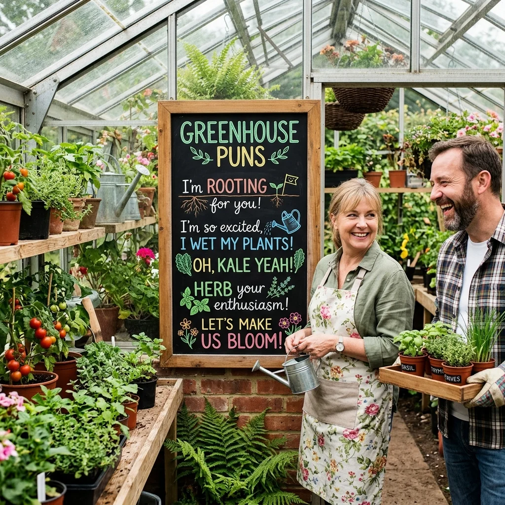 Seasonal Greenhouse Puns 🌞🍂