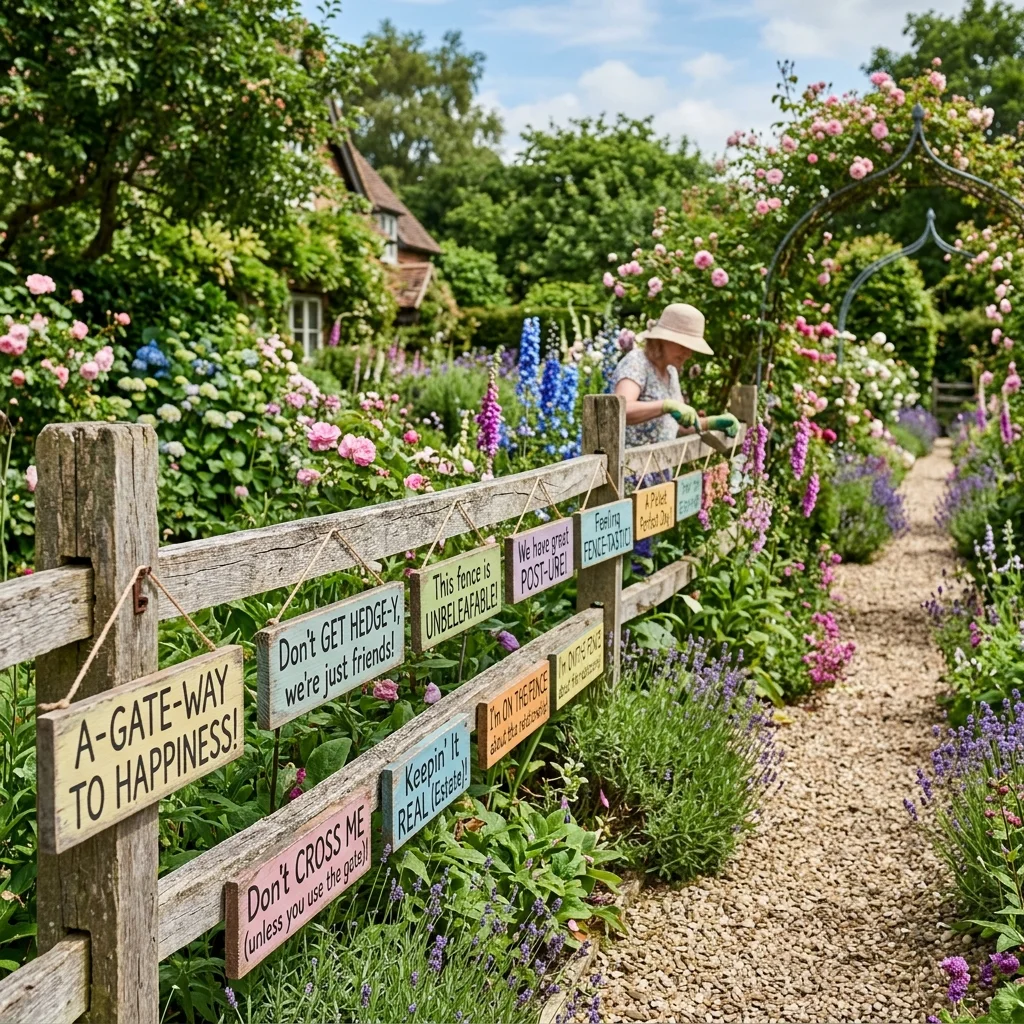 Short Garden Fence Puns 🌿