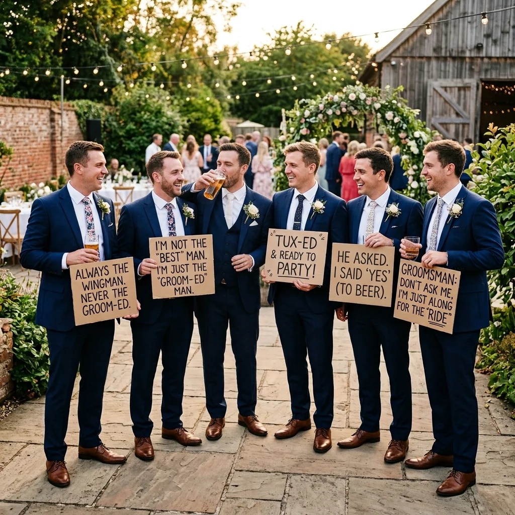 Short Groomsman Puns ⚡