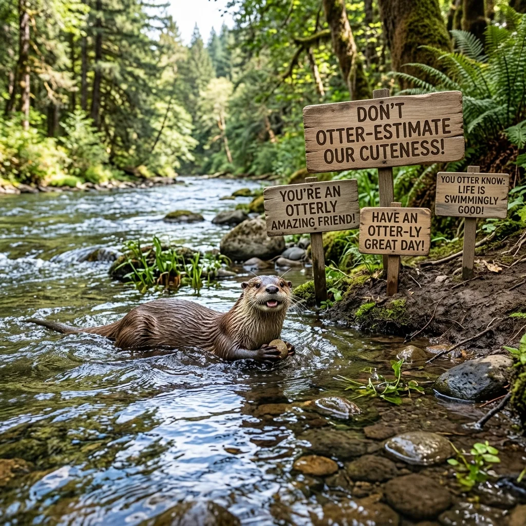 Short River Otter Puns ⚡