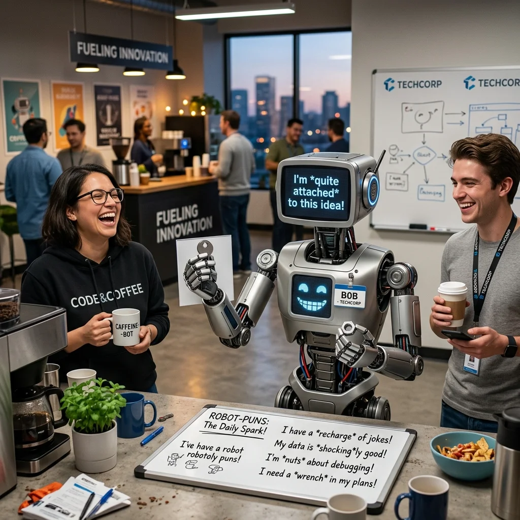 Workplace Robot Puns 💼