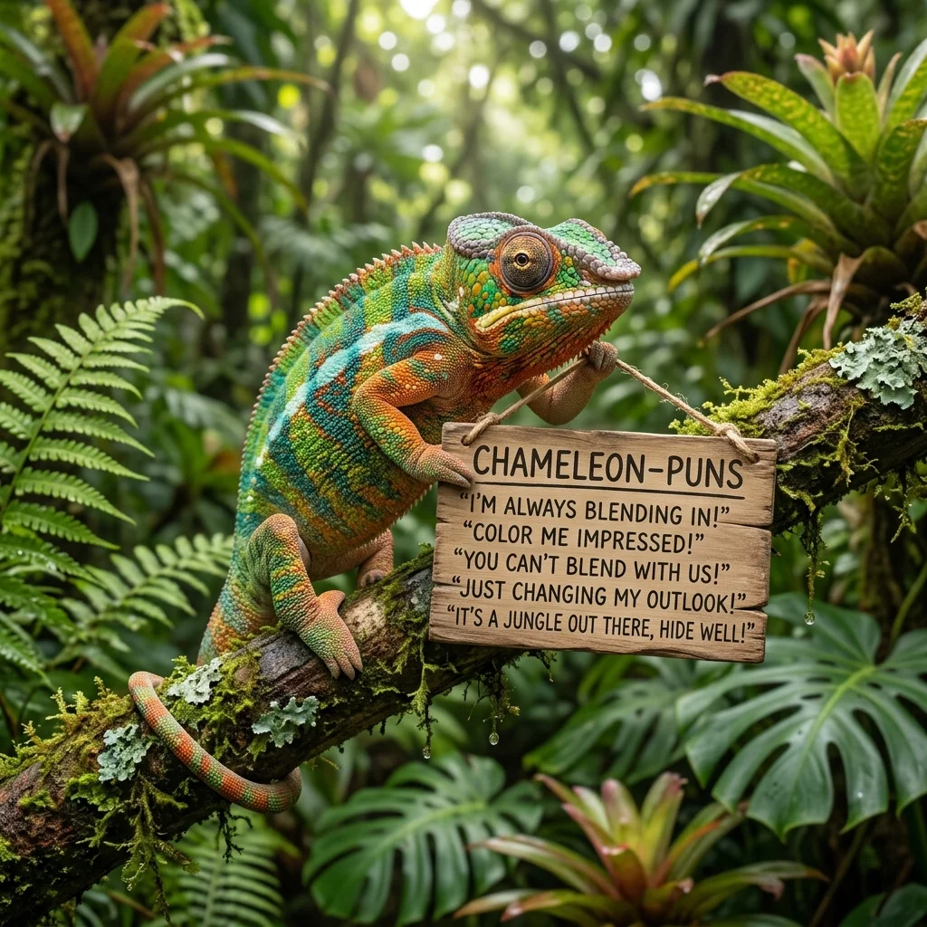 chameleon-puns