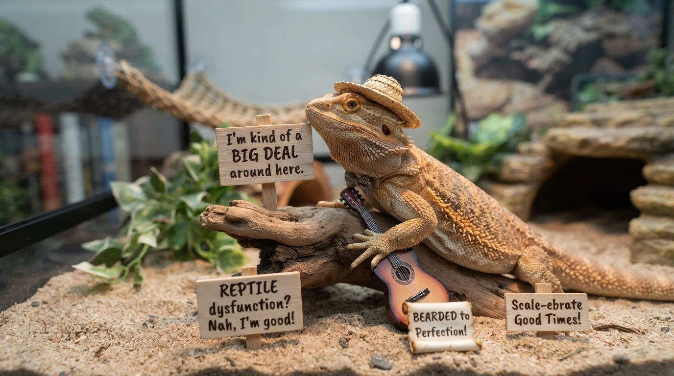 Clever Bearded Dragon Puns 🤓