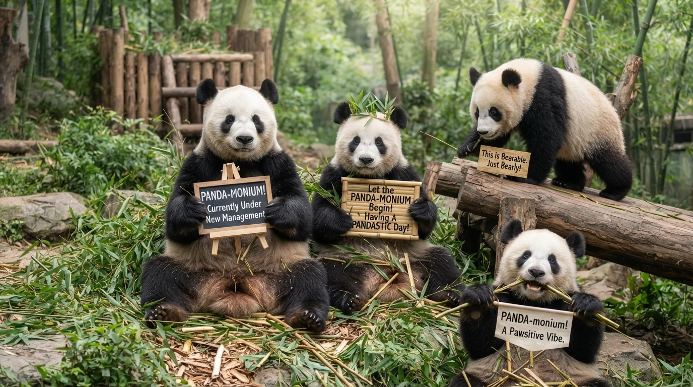 Friendship Panda Puns 🤝